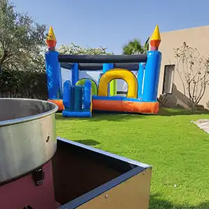 Stand de popcorn et barbe à papa pour enfants à Marrakech