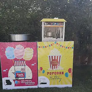 Machine à pop-corn pour anniversaire à Marrakech
