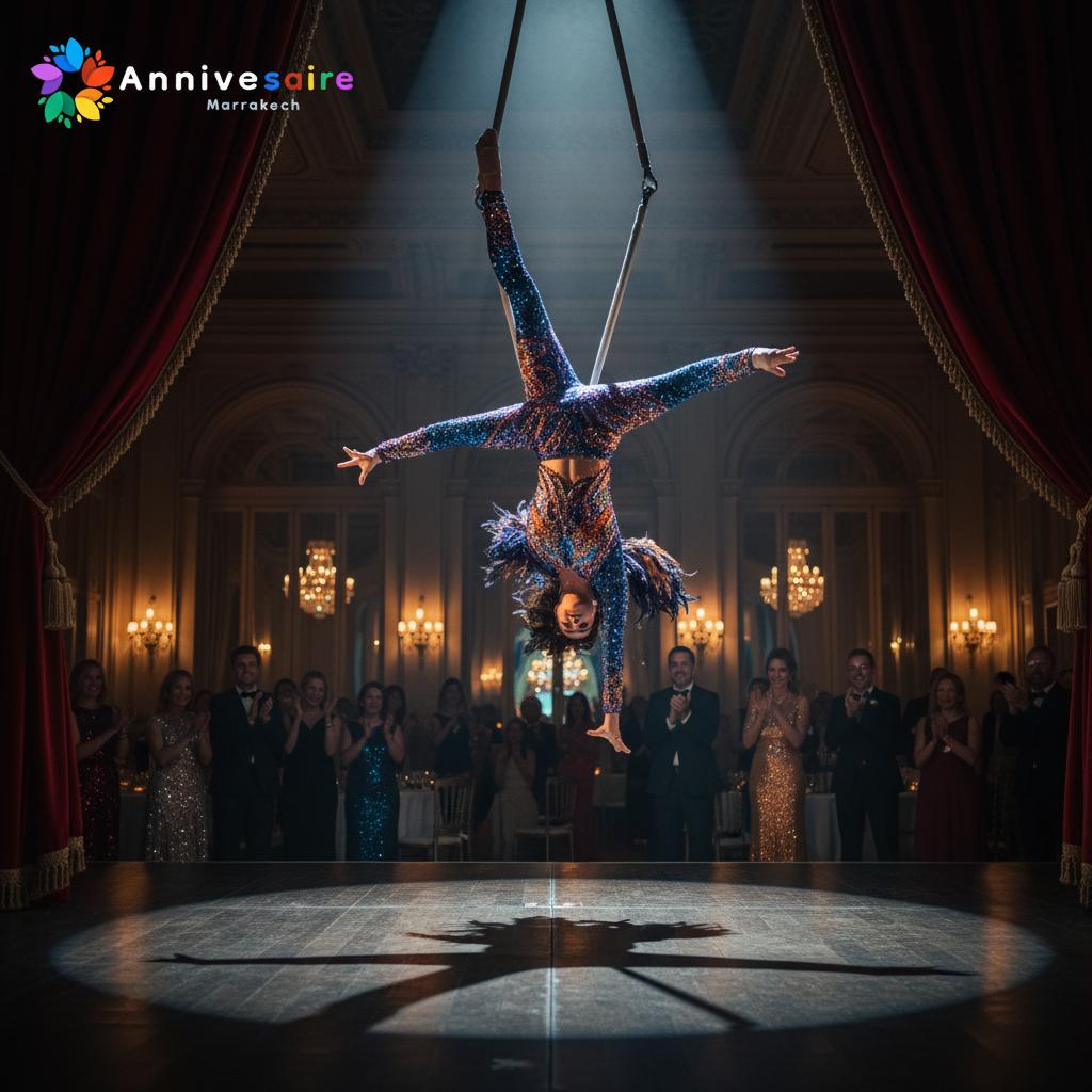 Spectacle Cirque Acrobaties Marrakech